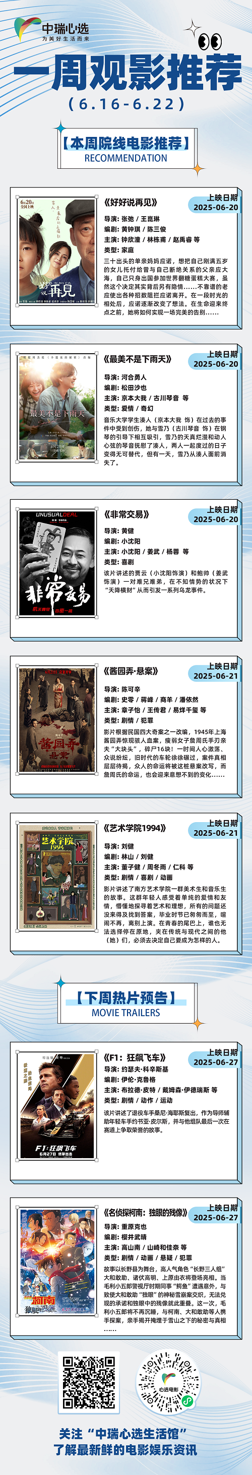 本周观影指南（6.16-6.22）